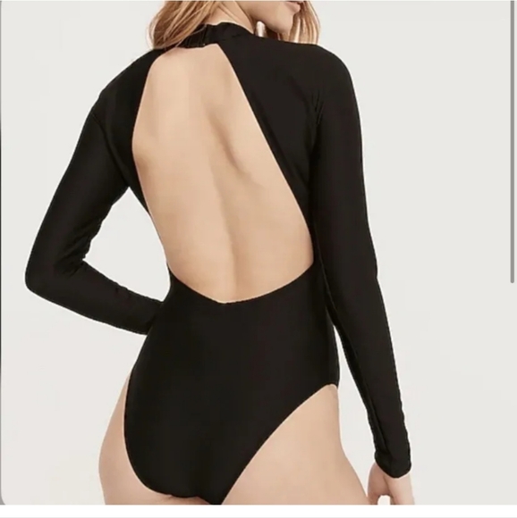 J.CREW RIBBED OPEN BACK SWIMSUIT NWT PLUS SIZE - Picture 2 of 2